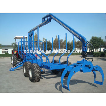 Golden quality ! atv hydraulic crane /forestry trailer